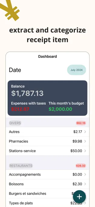ReceiptSight - Dashboard